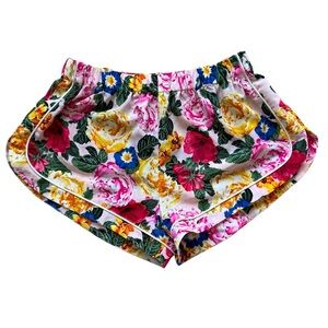 Buddy Love Women's Floral Print Pajama Shorts Size S Multicolor Casual Comfy